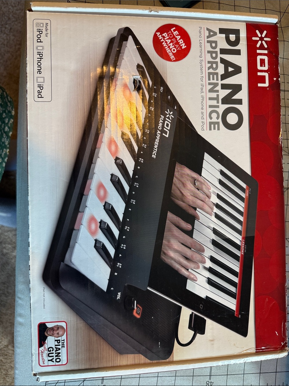 Piano Apprentice Portable Keyboard - Black
